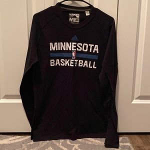Minnesota Basketball Adidas Long Sleeve